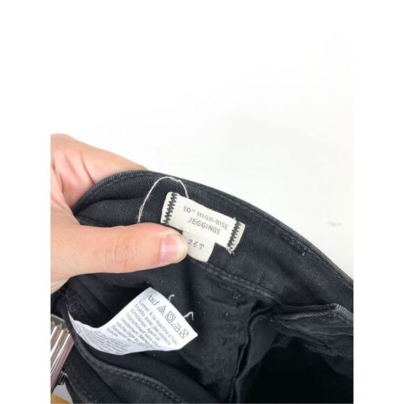 Madewell Tall 10" High-Rise Roadtripper Jeggings: Button-Front Edition Size 26T - Picture 12 of 15